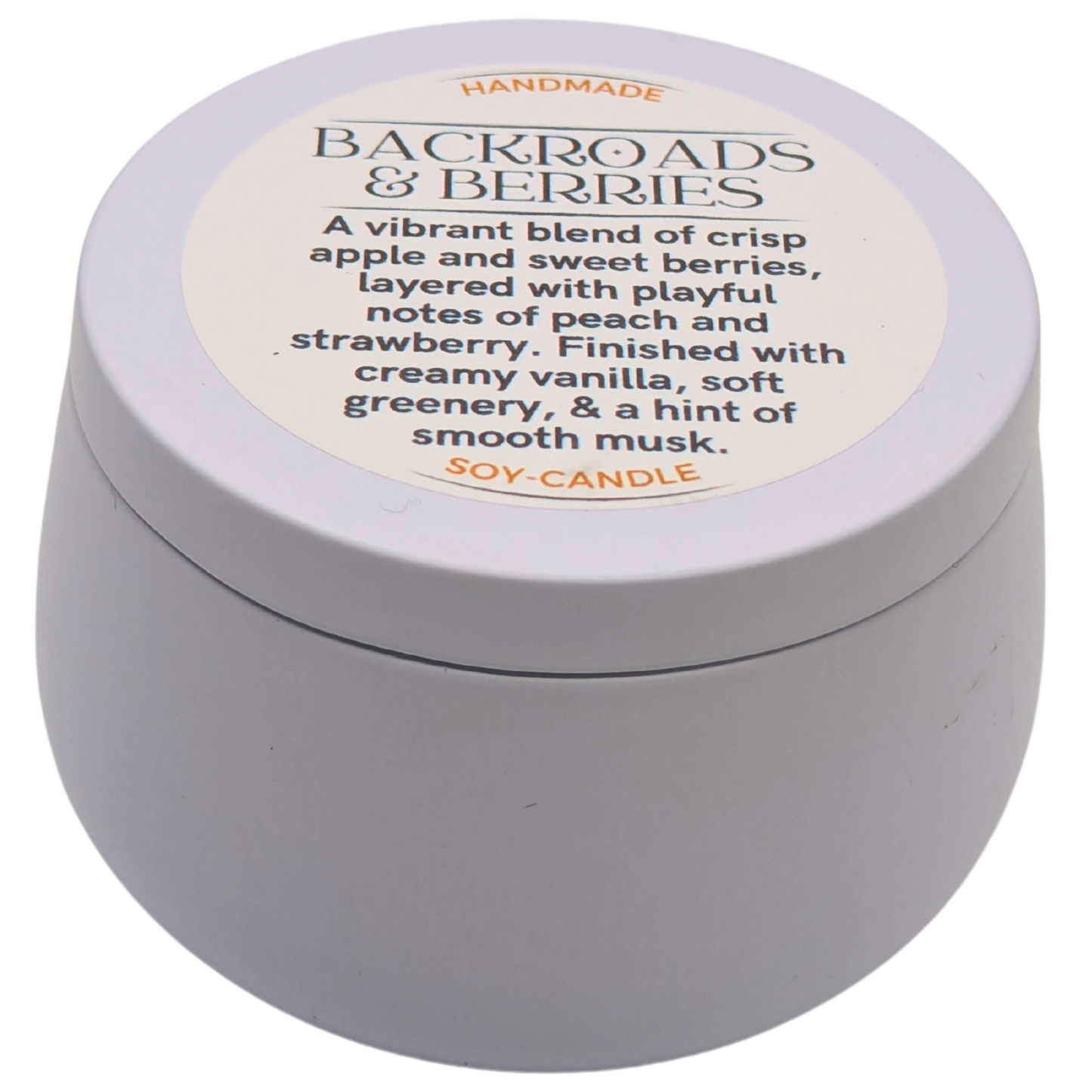 Backroads & Berries – Tranquil Size Soy Candle