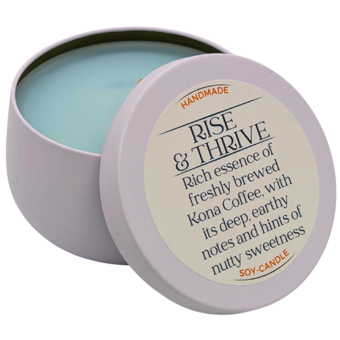 Rise + Thrive Coffee Tranquil Candle – Bold Morning Energy