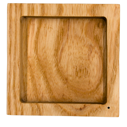 Inversion Ash Catcher – Crafted Wood & Brass Incense Stand | An Elegant Spring Accessory