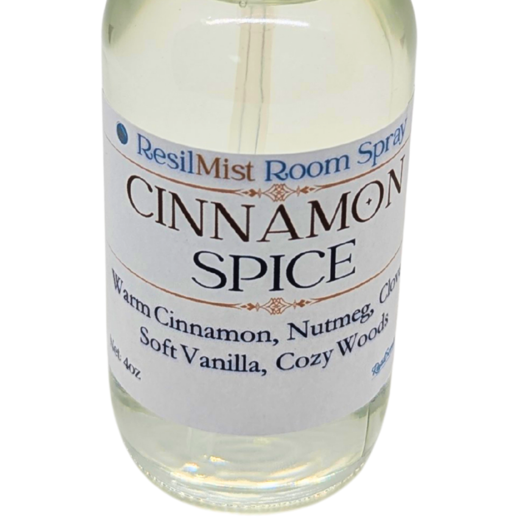 Cinnamon Spice ResilMist™ Room Spray – 2oz & 4oz | Handcrafted in Savannah, TN