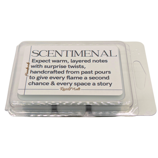 ScentiMental ResilMelt – One-of-a-Kind Wax Melts Made from Reclaimed Soy Wax (Net Wt. 2.4 oz)