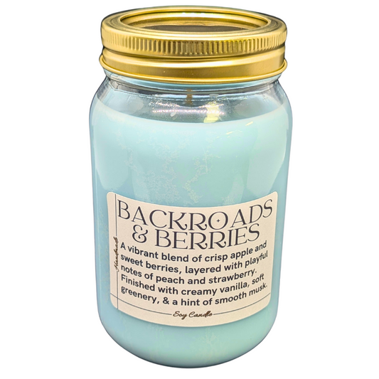 Backroads and Berries Peace Candle – 12oz Soy | Apple, Berry and Vanilla Musk