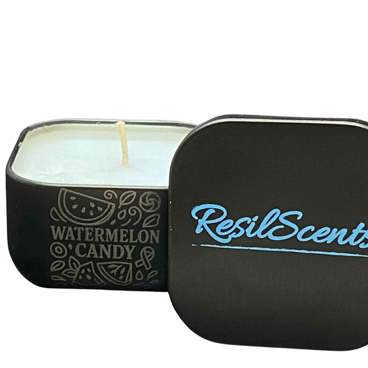 Watermelon Candy ResilMini Tin Candle – Sweet & Fruity | A Fun Spring Pop of Fragrance