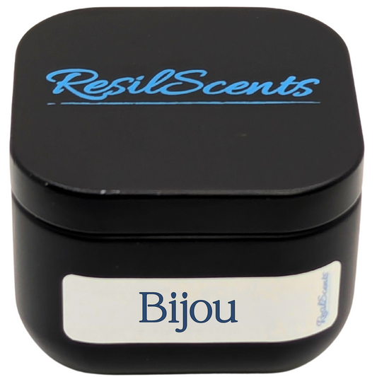 Bijou ResilMini Tin Candle – Glamorous Fragrance | A Petite Spring Luxury