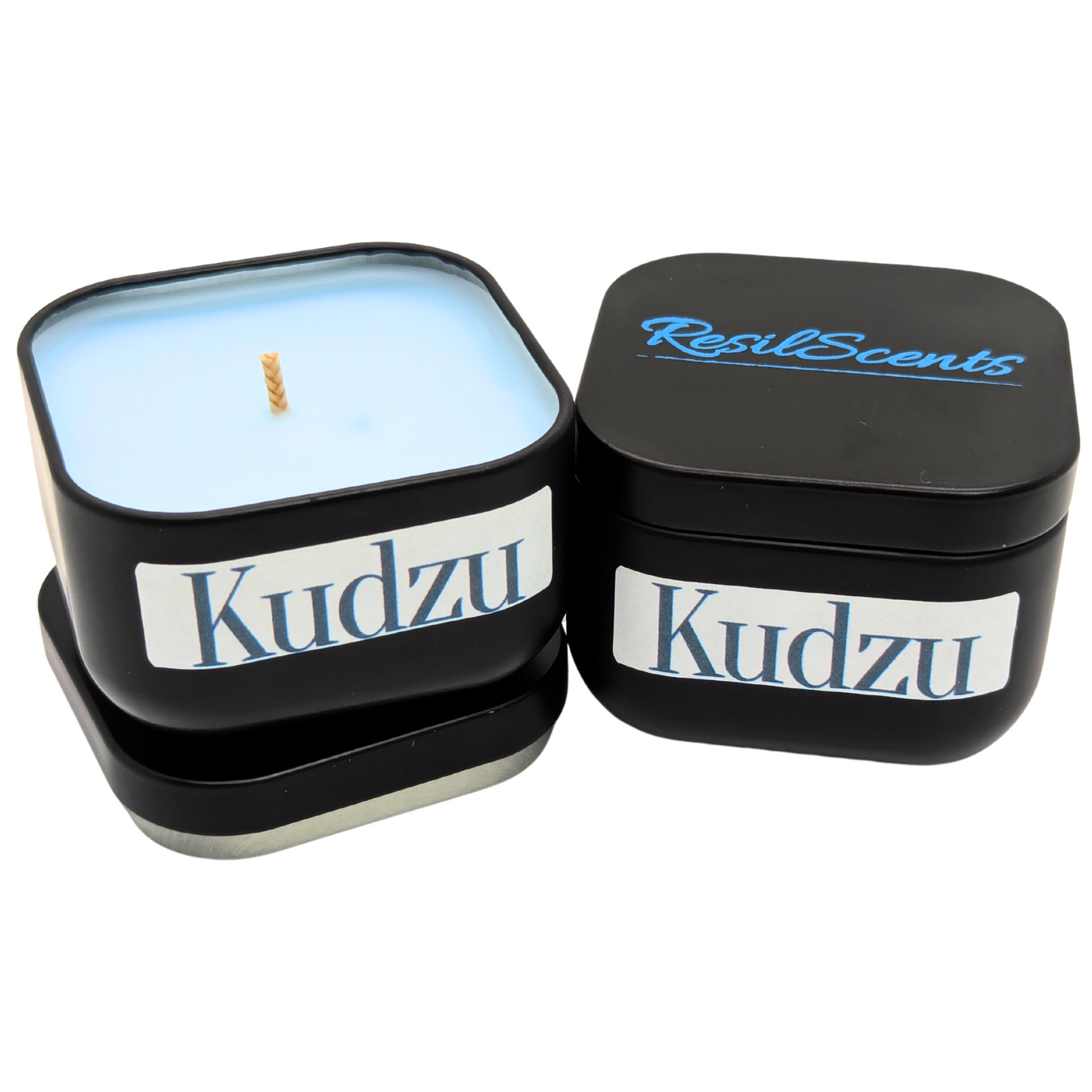 Kudzu Candle and Spray Bundle 2 ResilMini Tins 1 Balance Candle 2oz Room Spray