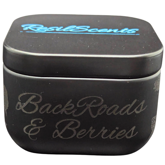 Backroads & Berries ResilMini Tin – 2 oz Soy Candle | Hand‑poured in Savannah, TN