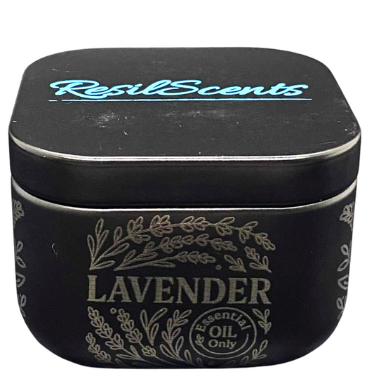 Lavender Essential ResilMini Tin Candle – Calming & Herbal | A Soothing Spring Moment