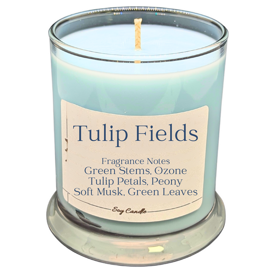 Tulip Fields Balance Candle – Fresh, Floral & Full of Joy