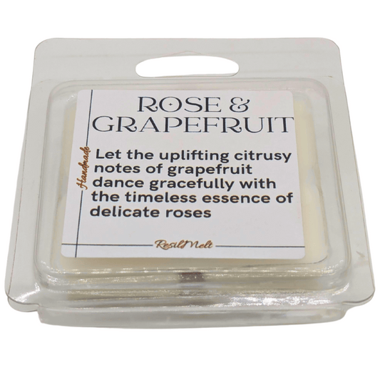 Rose & Grapefruit ResilMini Melt – 1oz Single | Sweet Floral Pop for Small Spaces