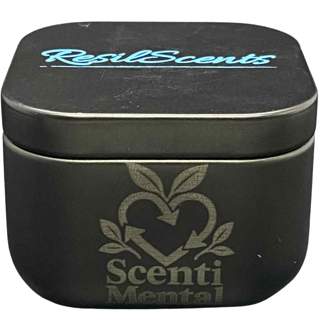 ScentiMental ResilMini Tin – 2oz Reclaimed Soy Candle