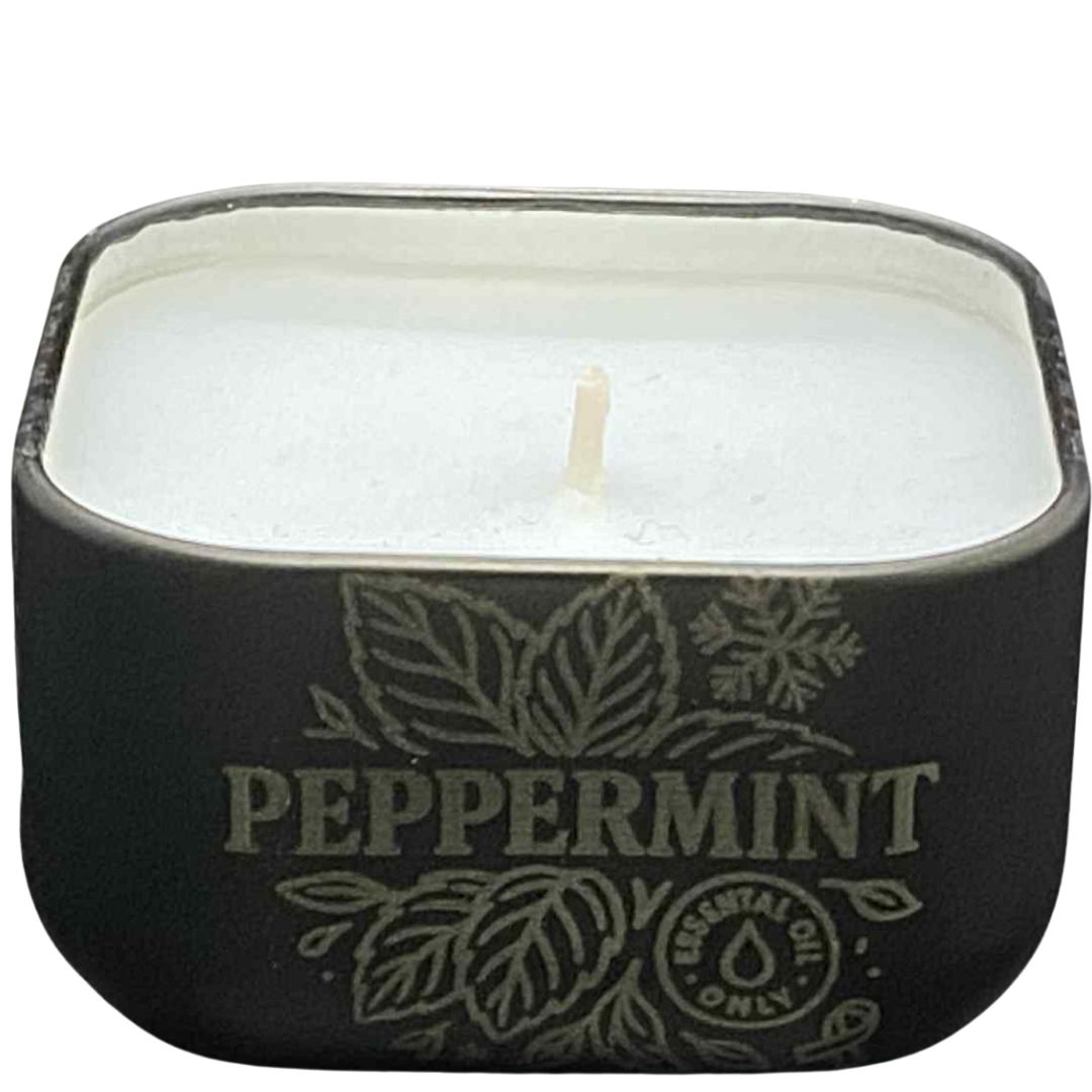 Peppermint ResilMini Tin – 2oz Soy Candle
