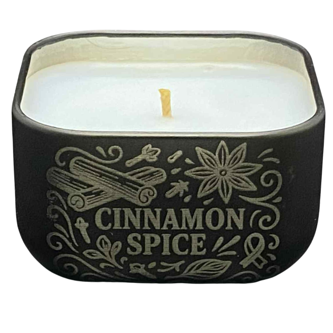 Cinnamon Spice ResilMini Tin – 2oz Soy Candle
