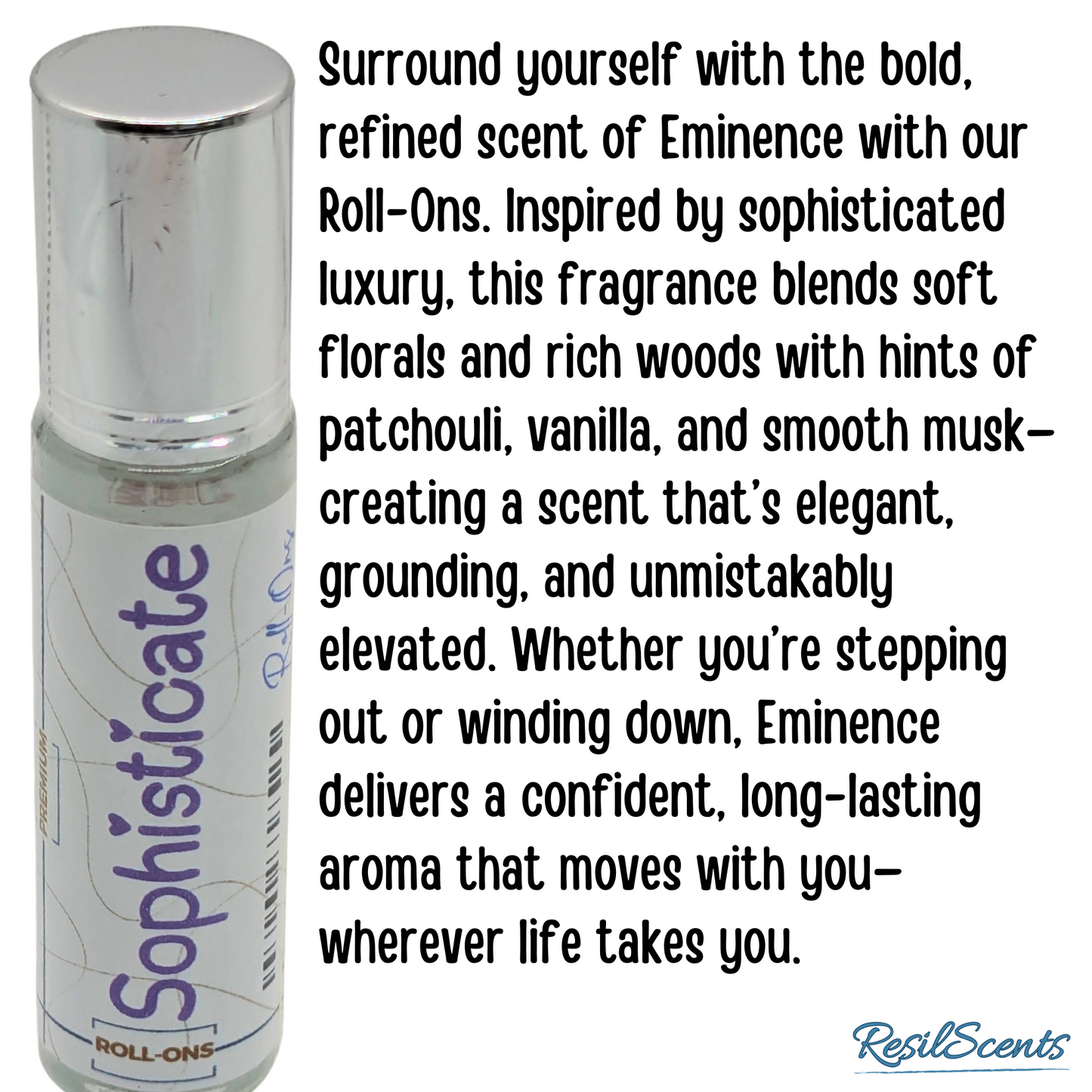 Sophy ResilDuo™ Bundle – Tranquil Candle (8oz) + Roll-On Oil | Diva-Type Signature Scent