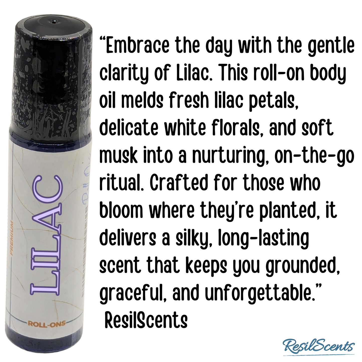 Lilac Roll-On Body Oil – 10 mL | Handcrafted in Savannah, TN