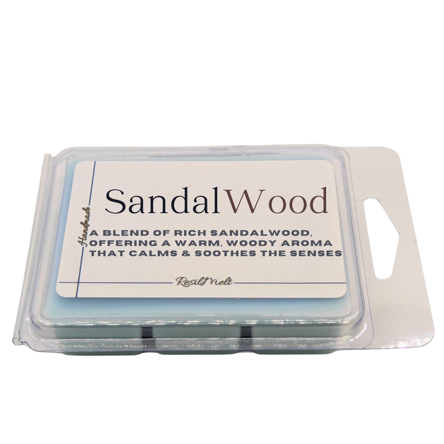 Sandalwood ResilMelt – 2.4oz Soy Wax Melt | Warm & Earthy
