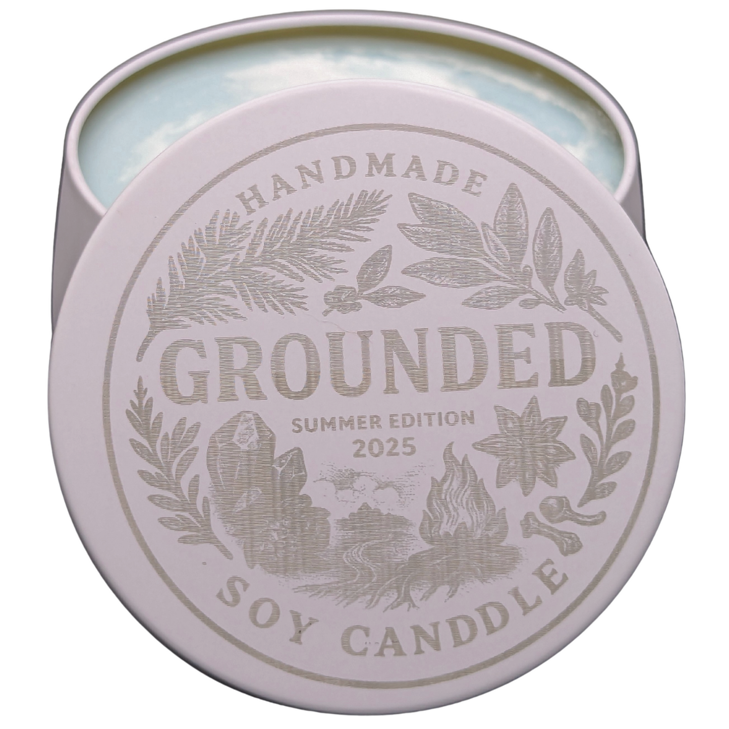 Grounded Tranquil Candle – 8oz Soy Candle