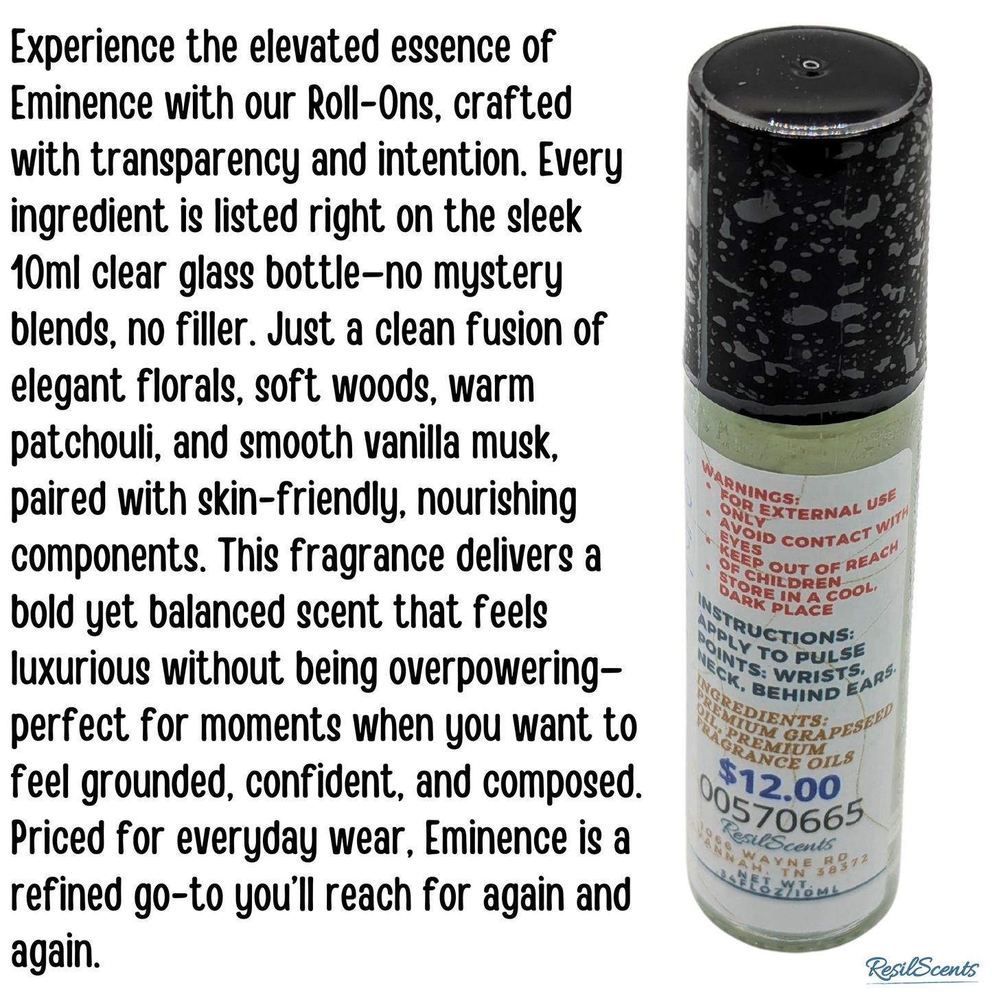 Eminence Wax Melt Starter Bundle – 3 × Wax Melts + Roll-On + Car Diffuser