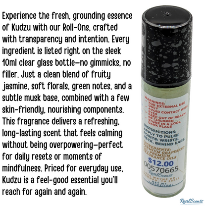 Kudzu On the Go Bundle Hanging Car Diffuser Roll On Oil 2oz Room Spray