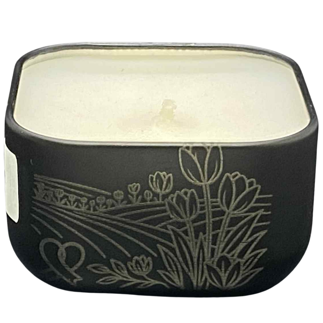 Tulip Fields ResilMini Tin Candle – Fresh & Uplifting Floral | A Lovely Spring Accent