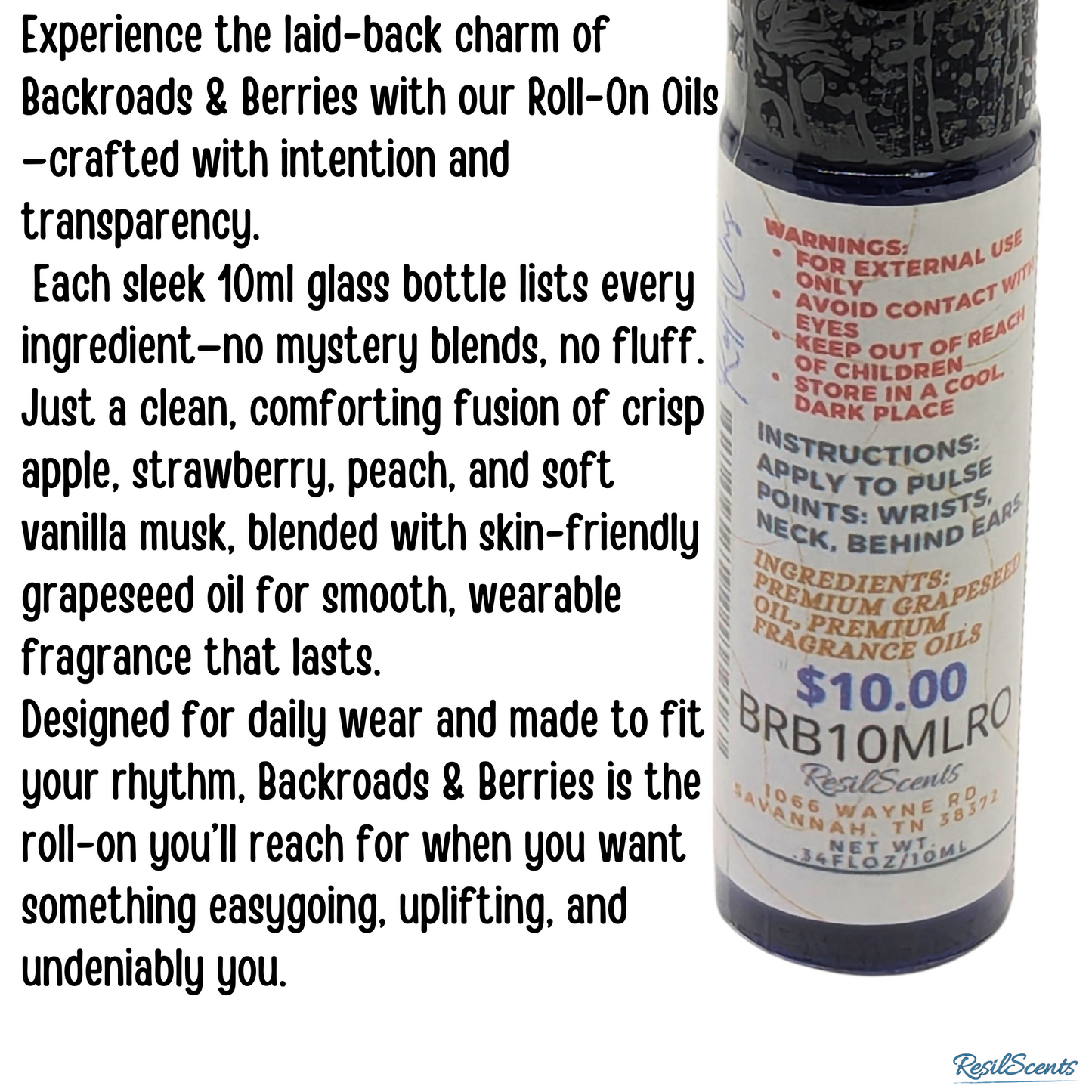 Backroads and Berries Roll-On Oil – Sweet Southern Escape (10 ml)