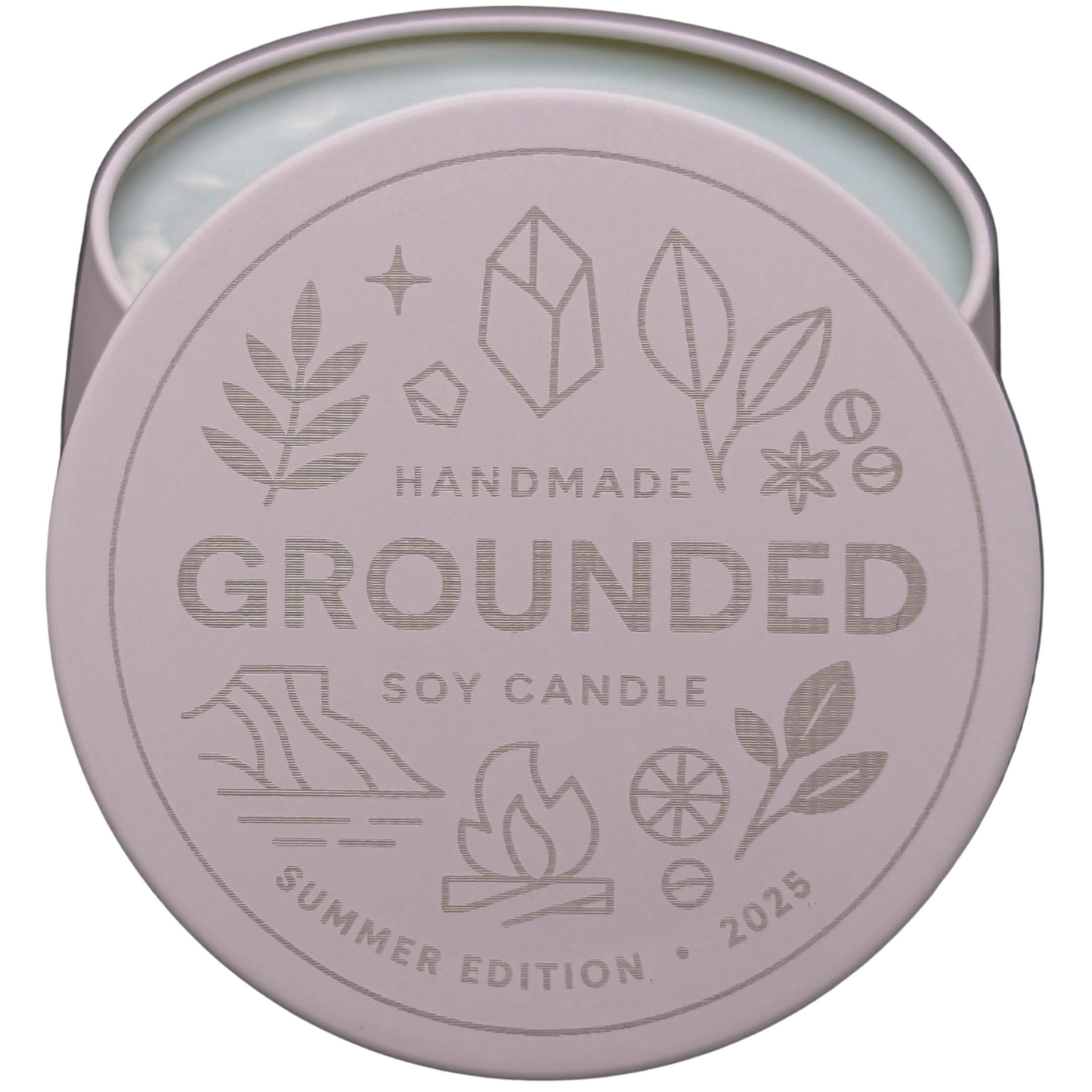 Grounded Tranquil Candle – 8oz Soy Candle