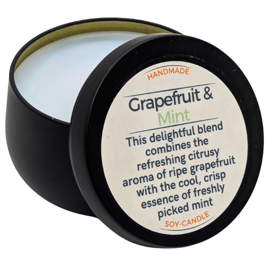 Grapefruit & Mint Tranquil Candle | 8 oz Tin