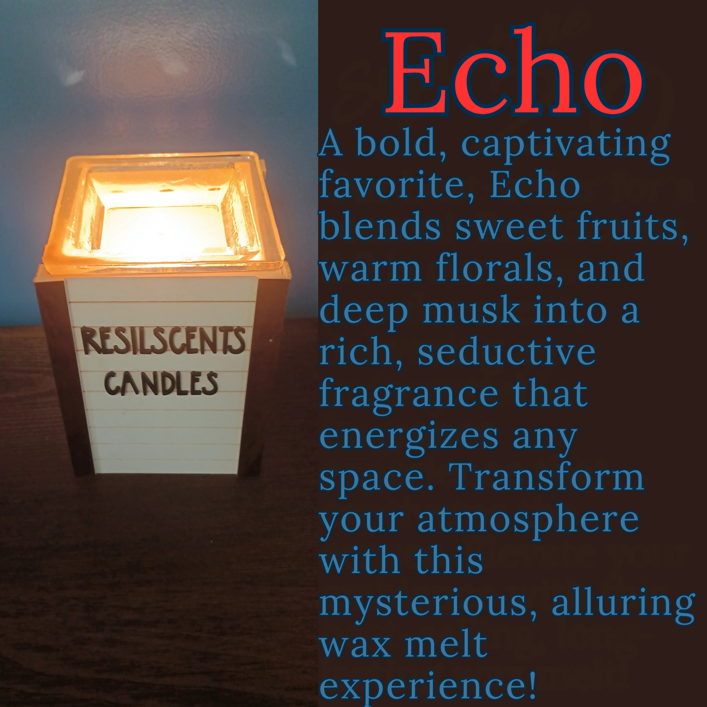 Echo Wax Melt Starter Bundle – 3 × Wax Melts + Roll-On + Car Diffuser