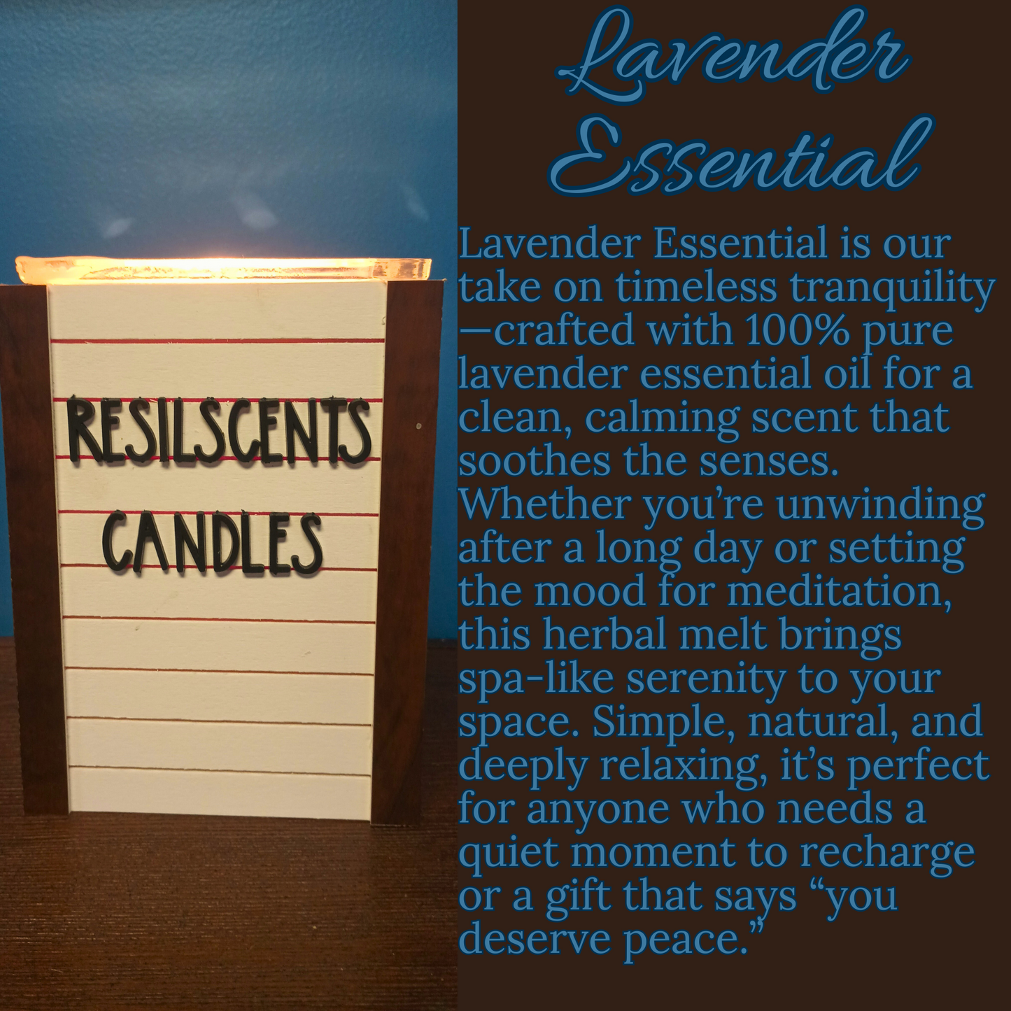 Lavender Essential ResilMini Melt – Natural Lavender Oil | Perfect for Spring Tranquility