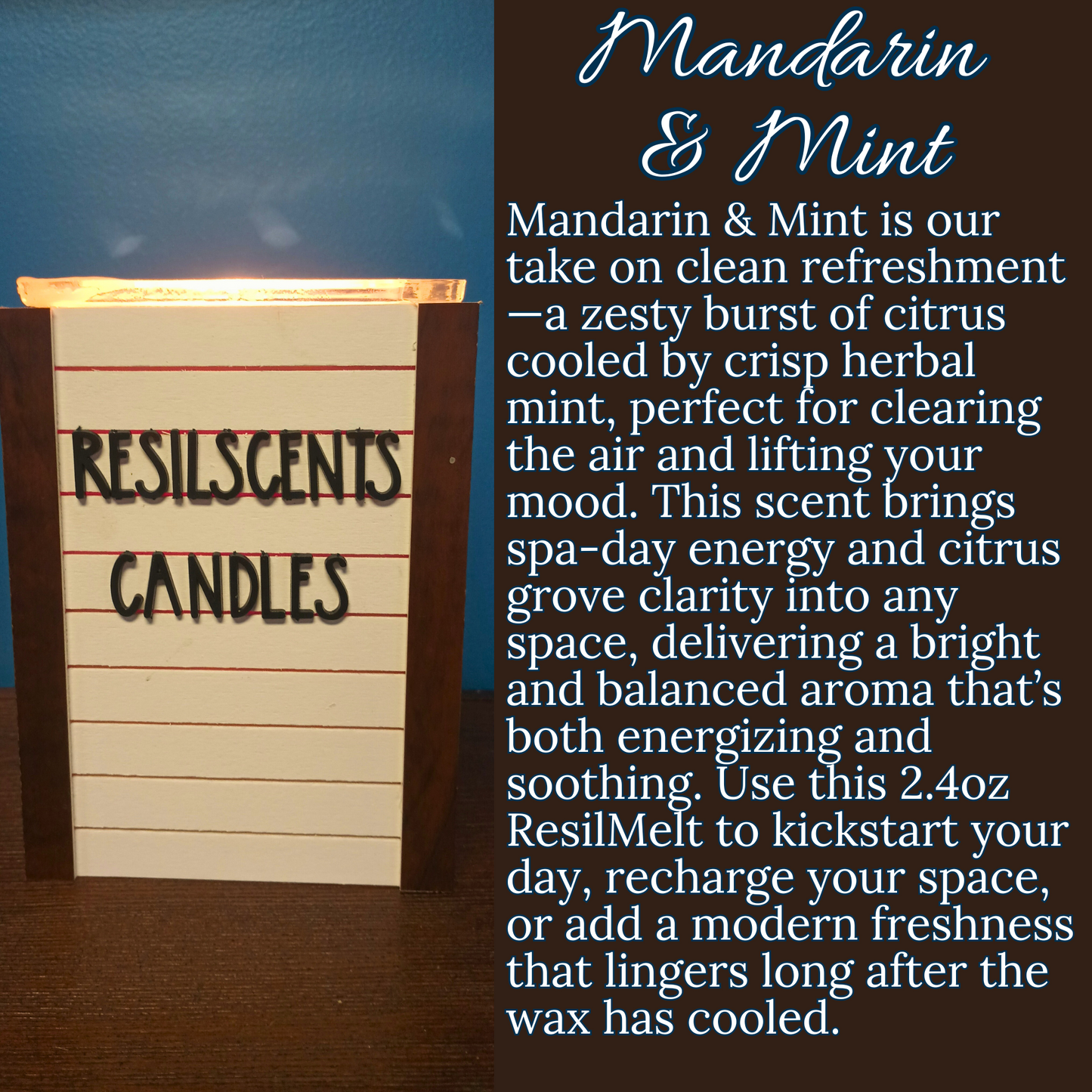 Mandarin & Mint ResilMelt – Crisp & Uplifting Citrus Herbal Blend