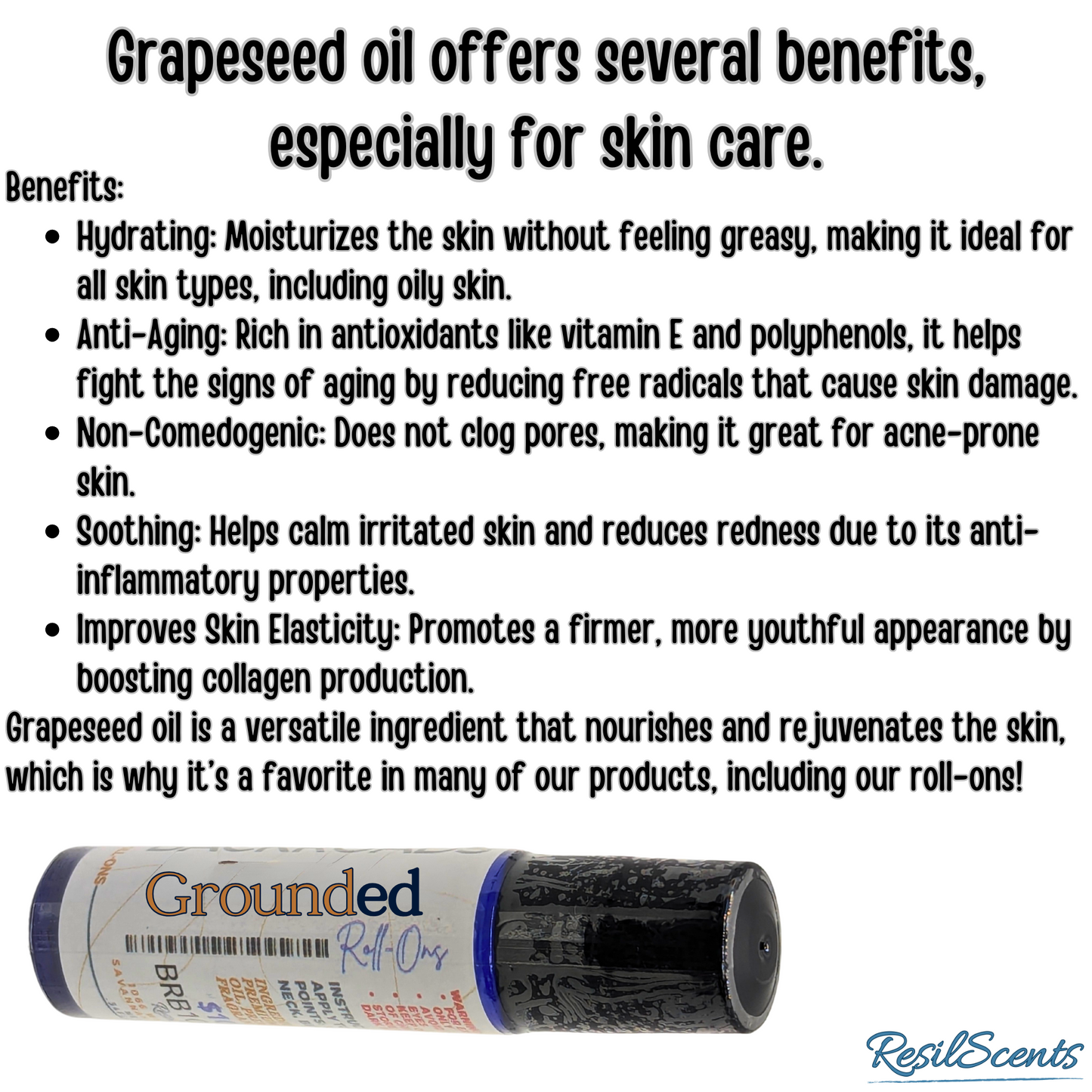 Grounded Roll-On Scented Body Oil – Cedarwood & Amber | Centering Scent