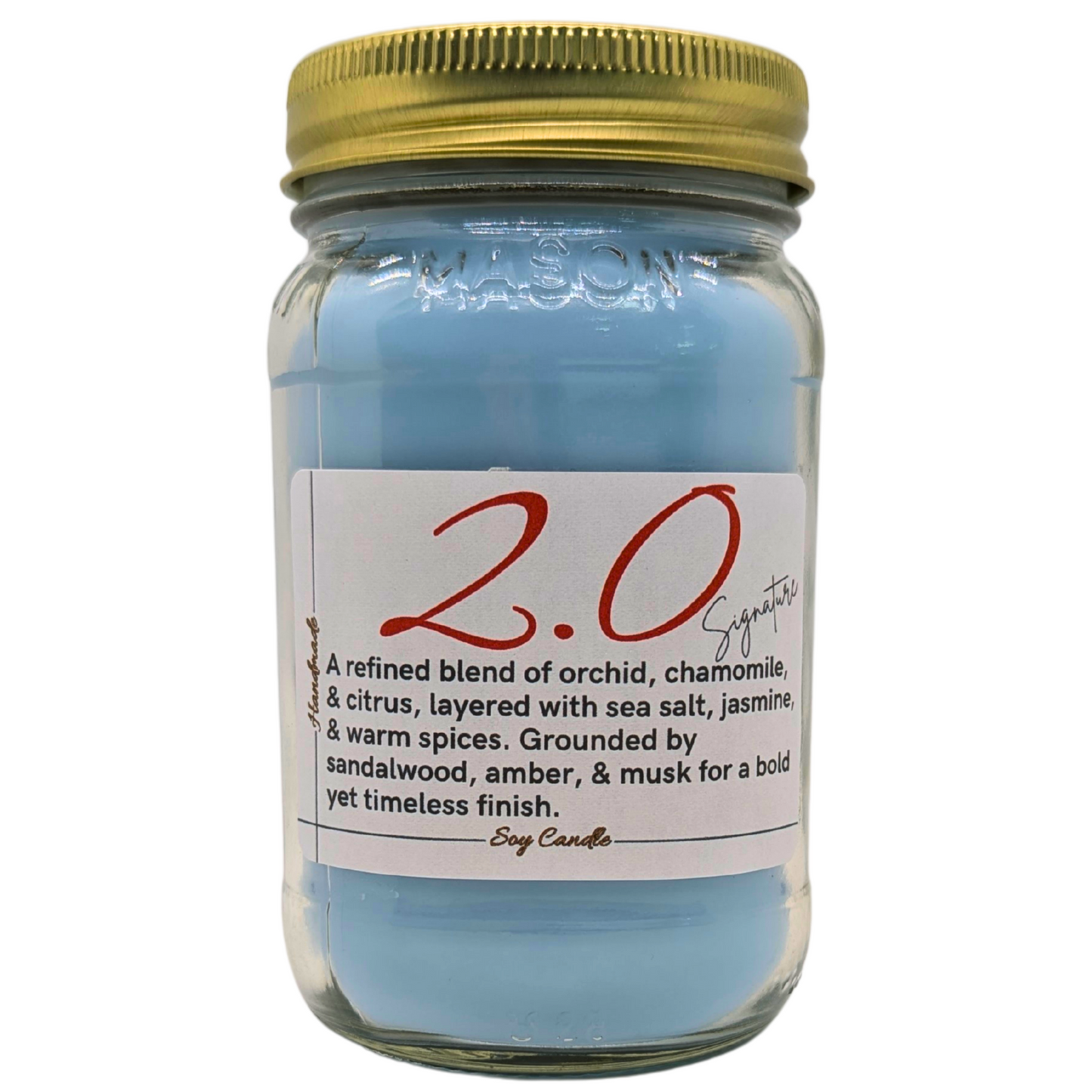 2.0 Peace Candle – 12 oz Mason Jar