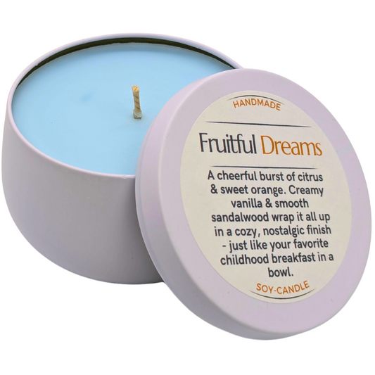 Fruitful Dreams Tranquil Candle | 8 oz Tin | ResilScents®