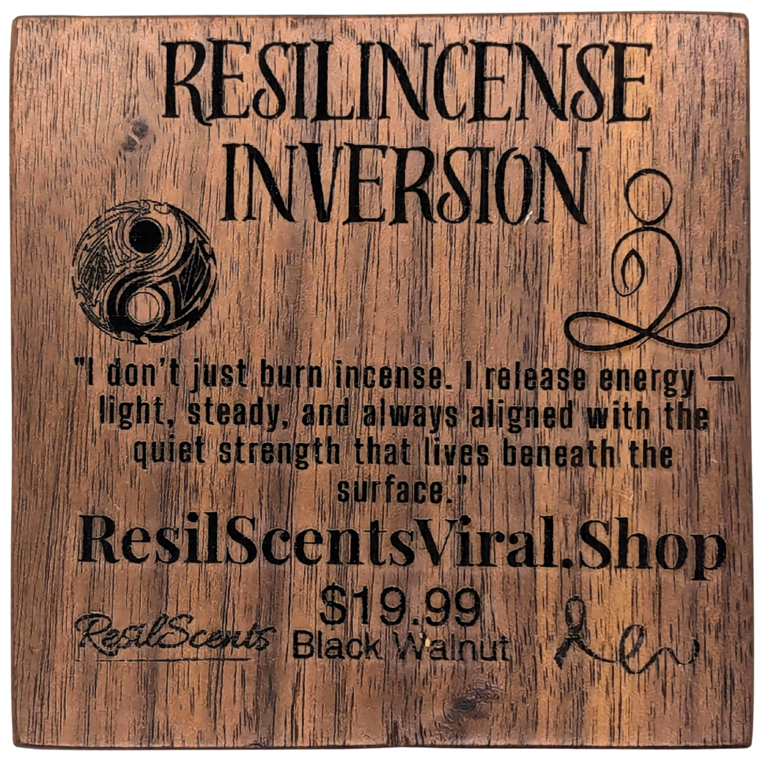 Inversion Ash Catcher – Crafted Wood & Brass Incense Stand | An Elegant Spring Accessory