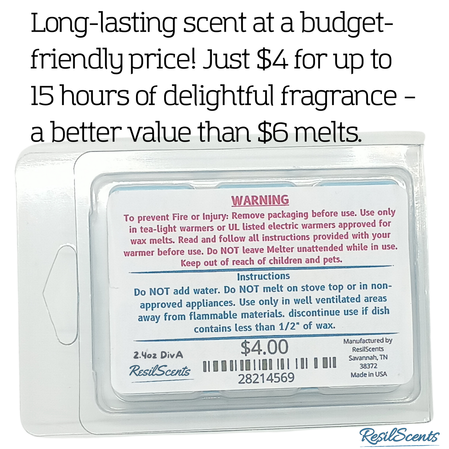 Sophisticate ResilMelt - Refined & Elegant Aroma | Chic Seasonal Home Fragrance