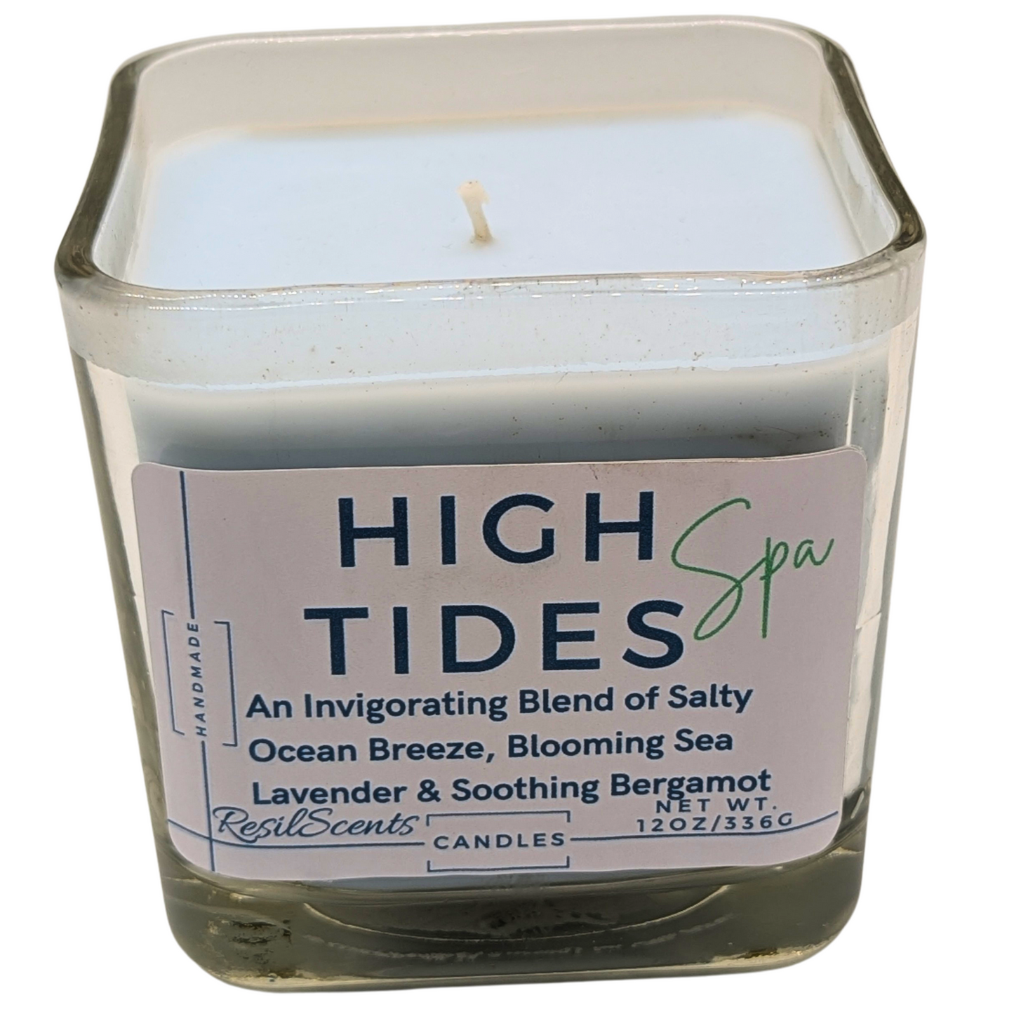 High Tides Spa Peace Candle – Sea Salt, Lavender & Citrus | Ideal for Spring Serenity