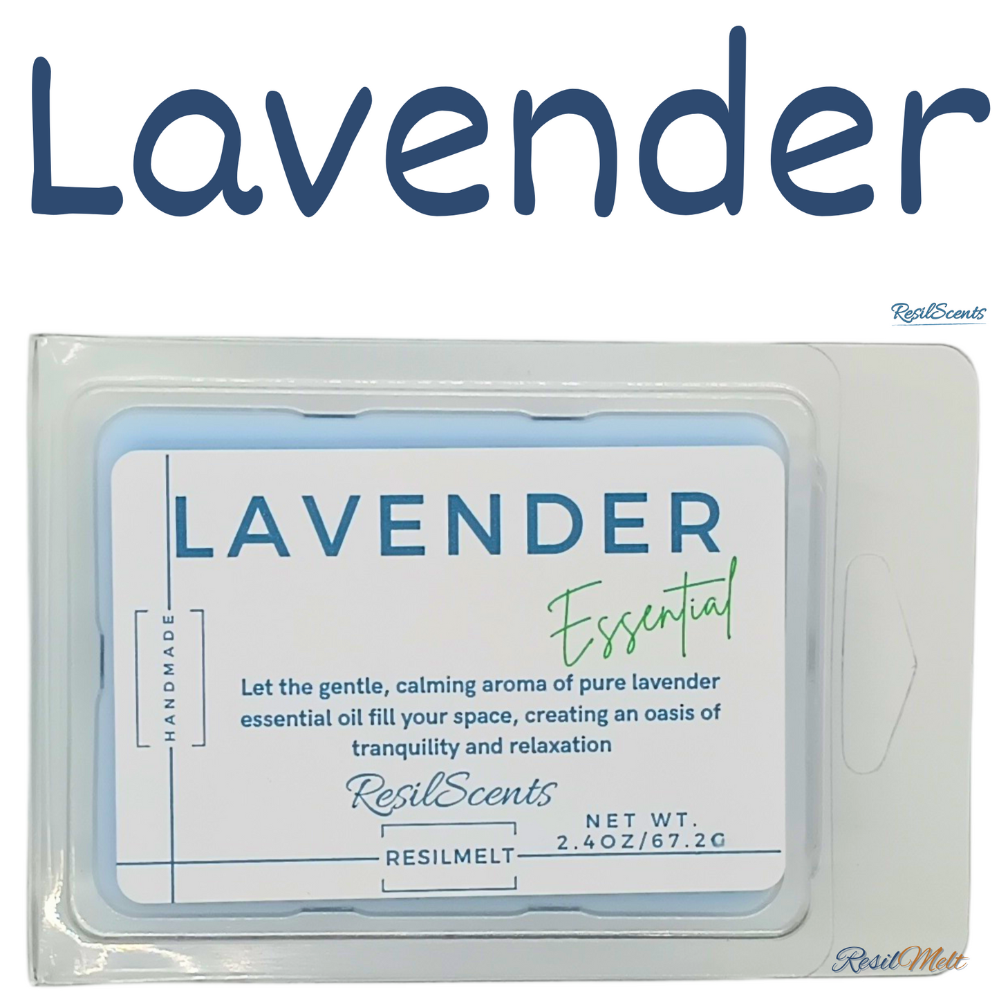 Lavender Essential Resilmelt Wax Melt – Pure Lavender Oil | A Calming Spring Addition