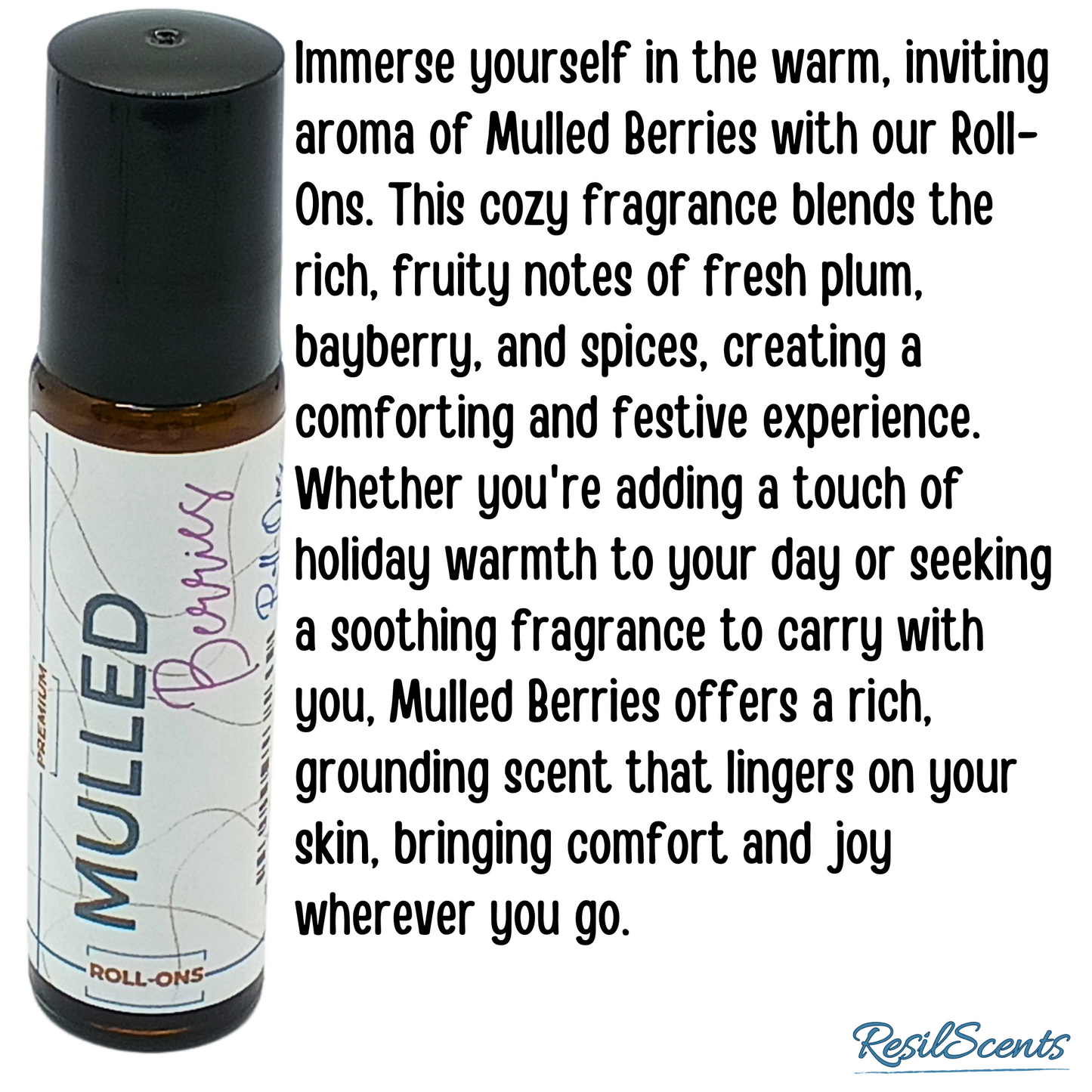 Mulled Berries Roll-On Oil – Festive & Fruity Scent | A Welcoming Twist for Spring