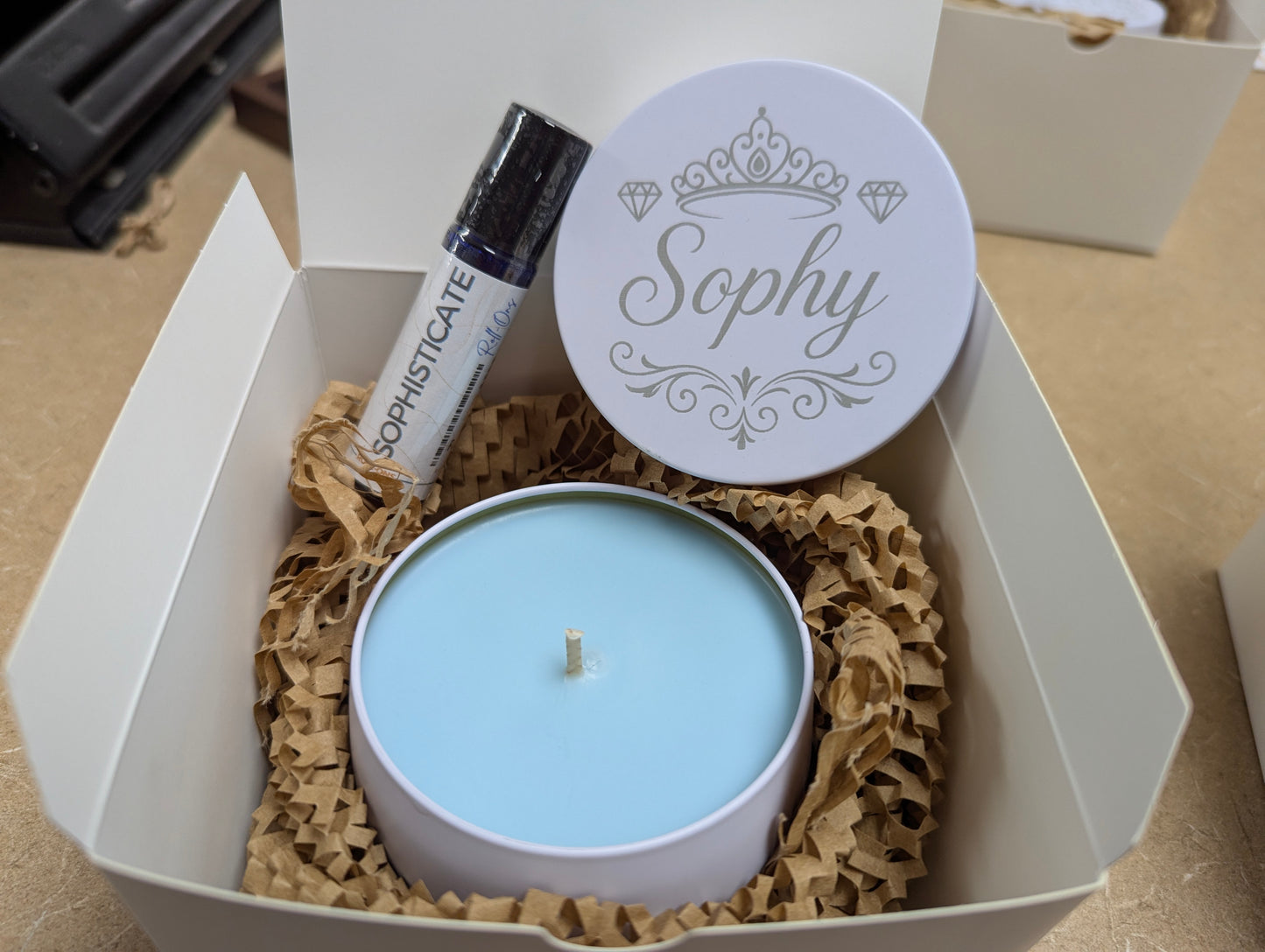 Sophy ResilDuo™ Bundle – Tranquil Candle (8oz) + Roll-On Oil | Diva-Type Signature Scent
