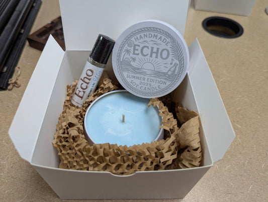Echo ResilDuo™ Bundle – Tranquil Candle (8oz) + Roll-On Oil | Bold Narcissist-Type Scent