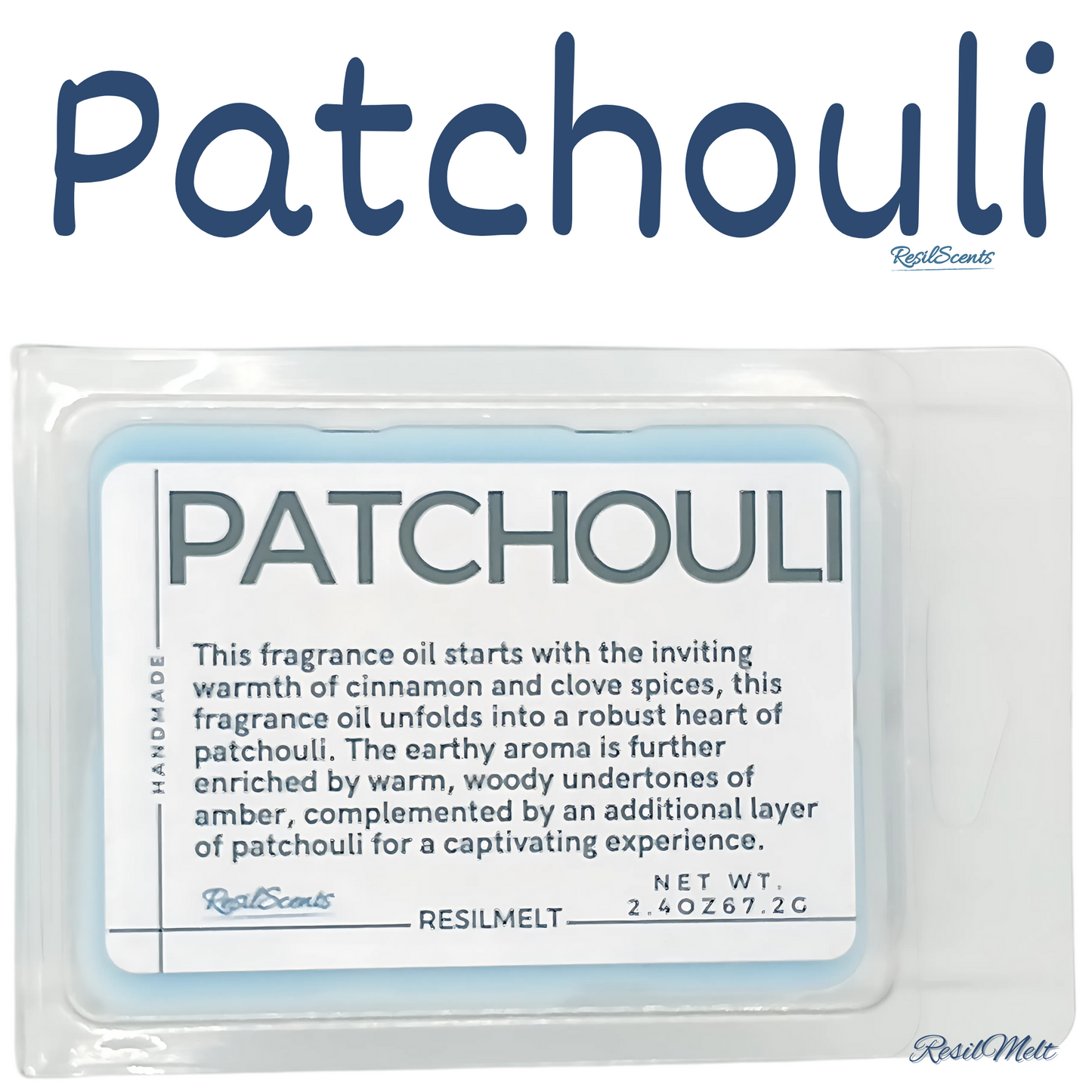 Patchouli ResilMelt – Earthy & Calming | A Relaxed Vibe for Spring