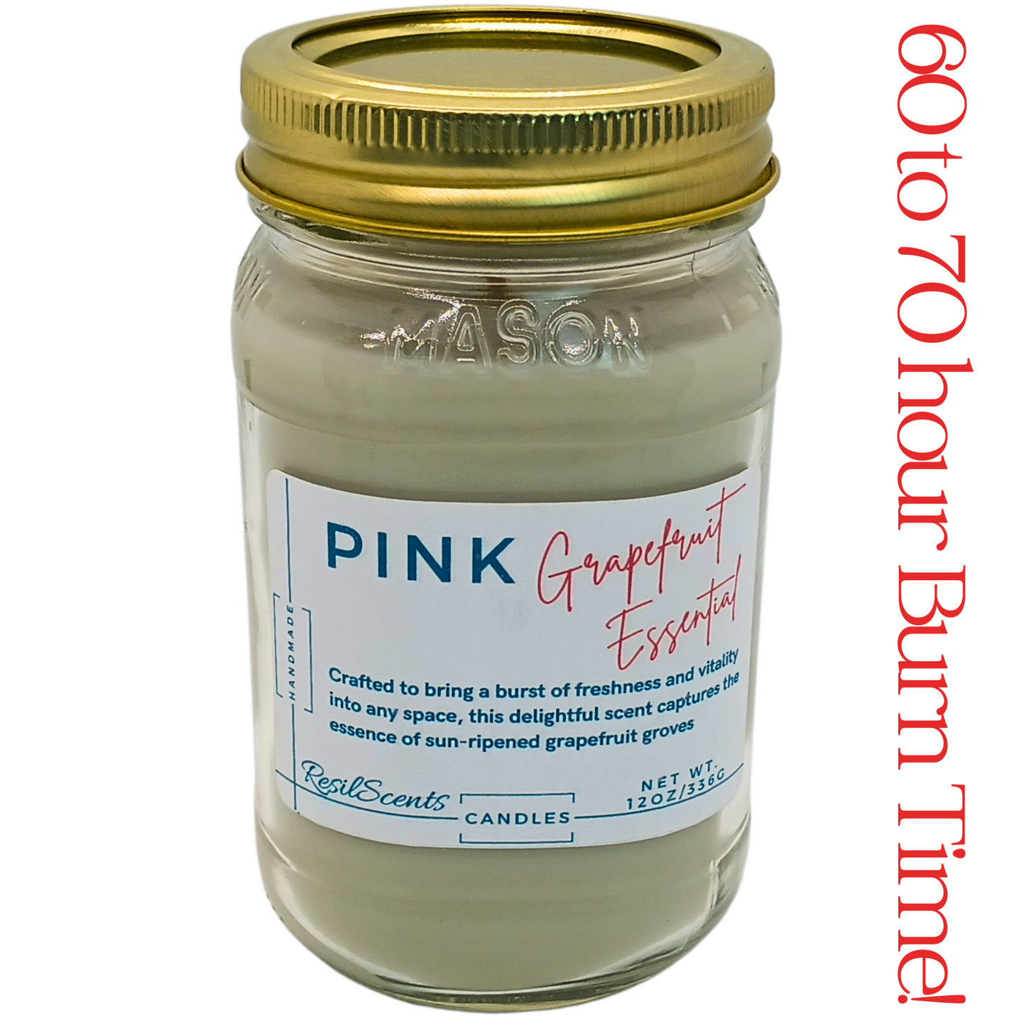 Pink Grapefruit Peace Candle – Refreshing & Light | A Cheery Spring Candle