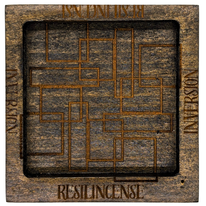 Inversion Ash Catcher – Crafted Wood & Brass Incense Stand | An Elegant Spring Accessory