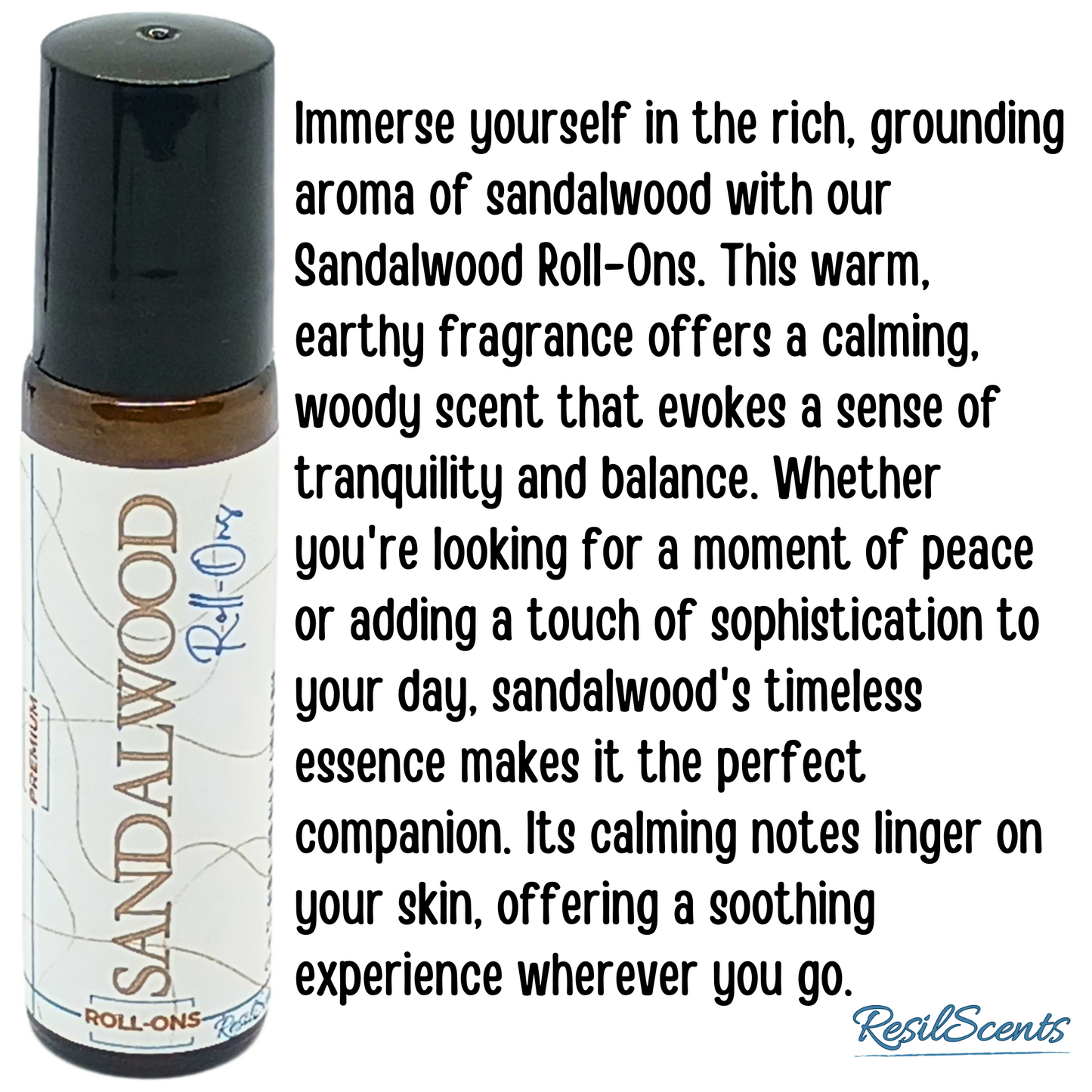 Sandalwood Roll-On Oil – Warm & Earthy Scent | A Thoughtful Spring Gift