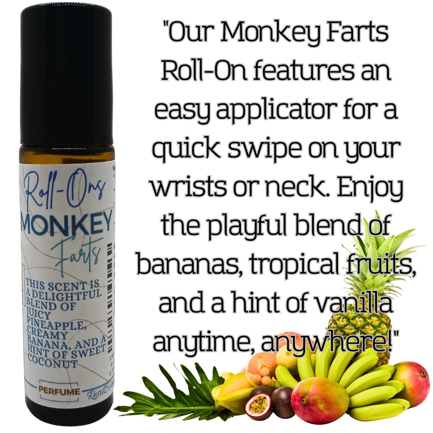 Monkey Farts Roll‑On Oil | Fun & Fruity Scent | ResilScents®