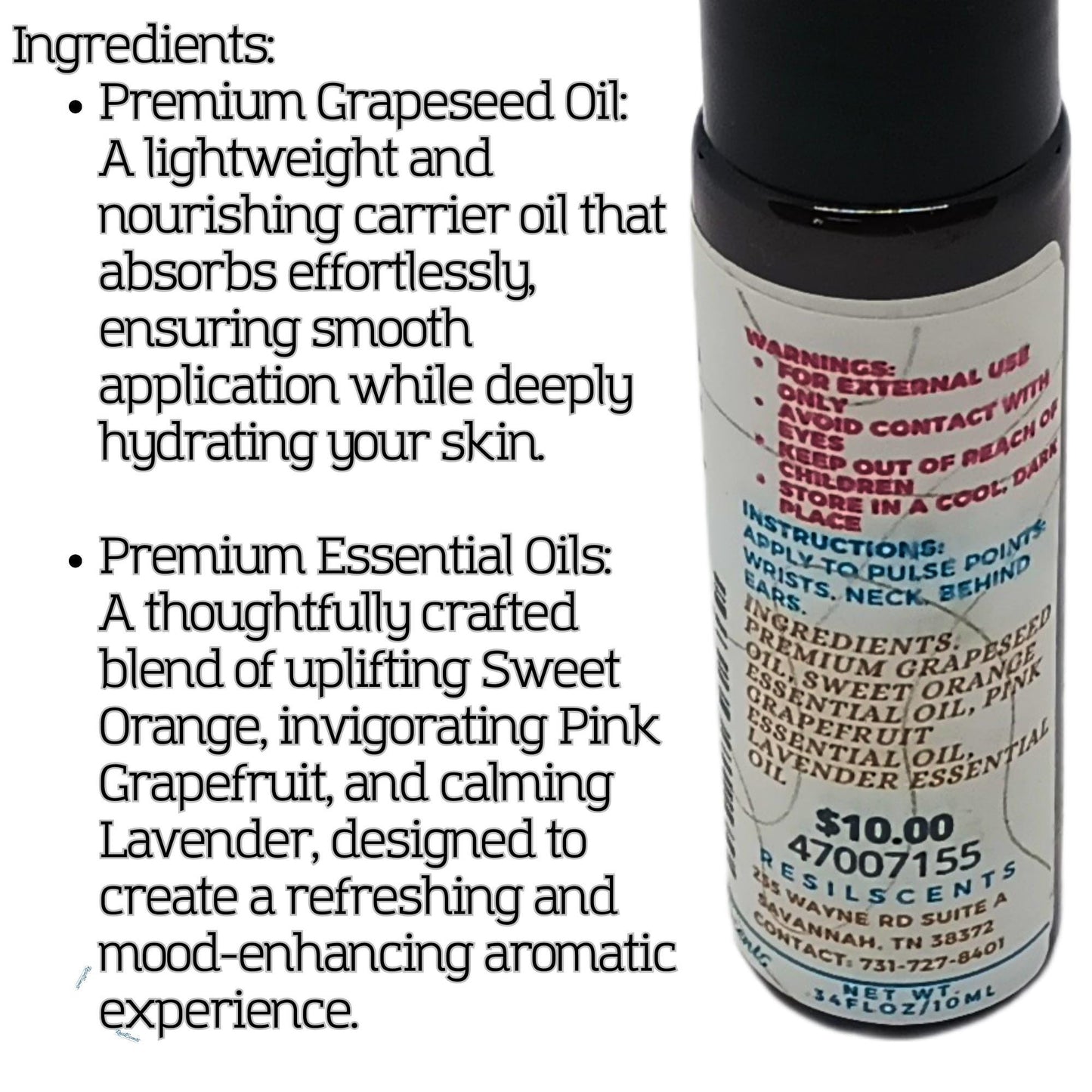 Bright & Hopeful ResilBlend E-Roll-On – Uplifting Essential Oil Blend | Mood Enhancement for Spring
