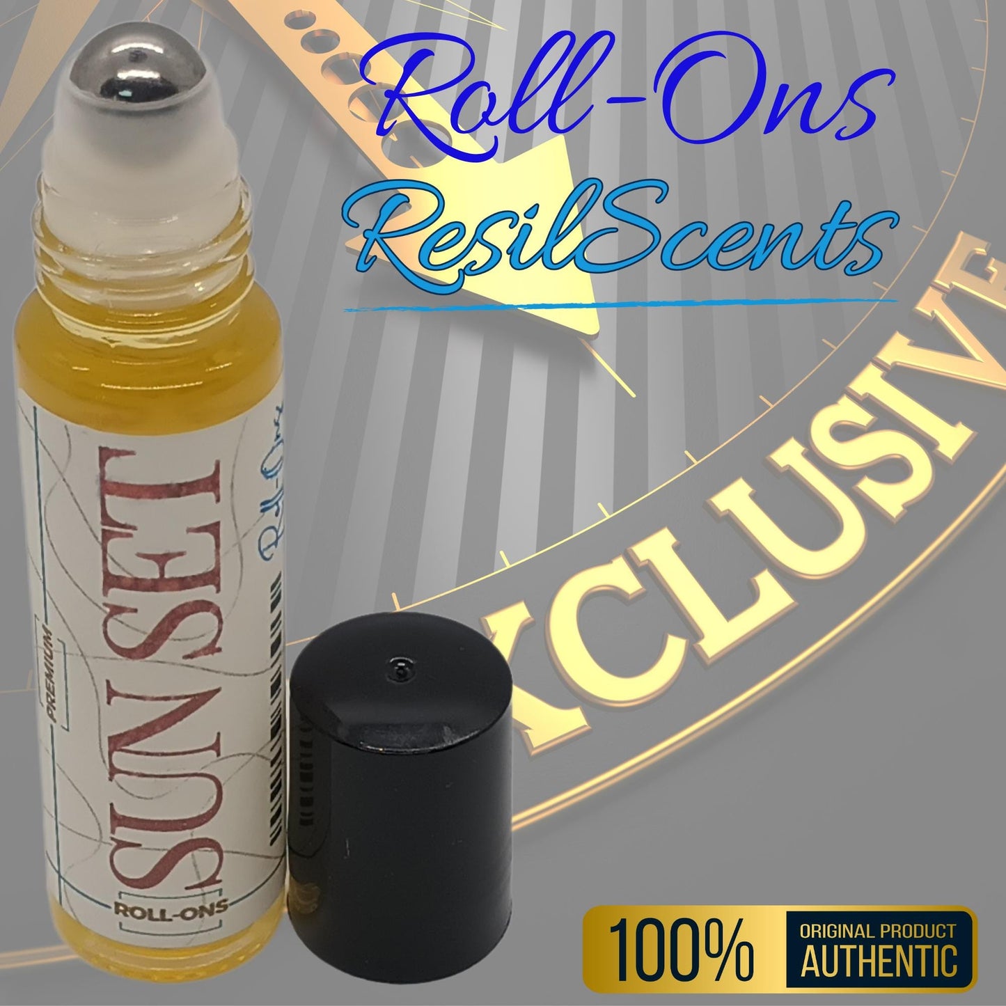 Sunset Roll-On Oil – Sweet Orange, Pink Grapefruit, Leather, Sandalwood | A Refreshing Spring Blend