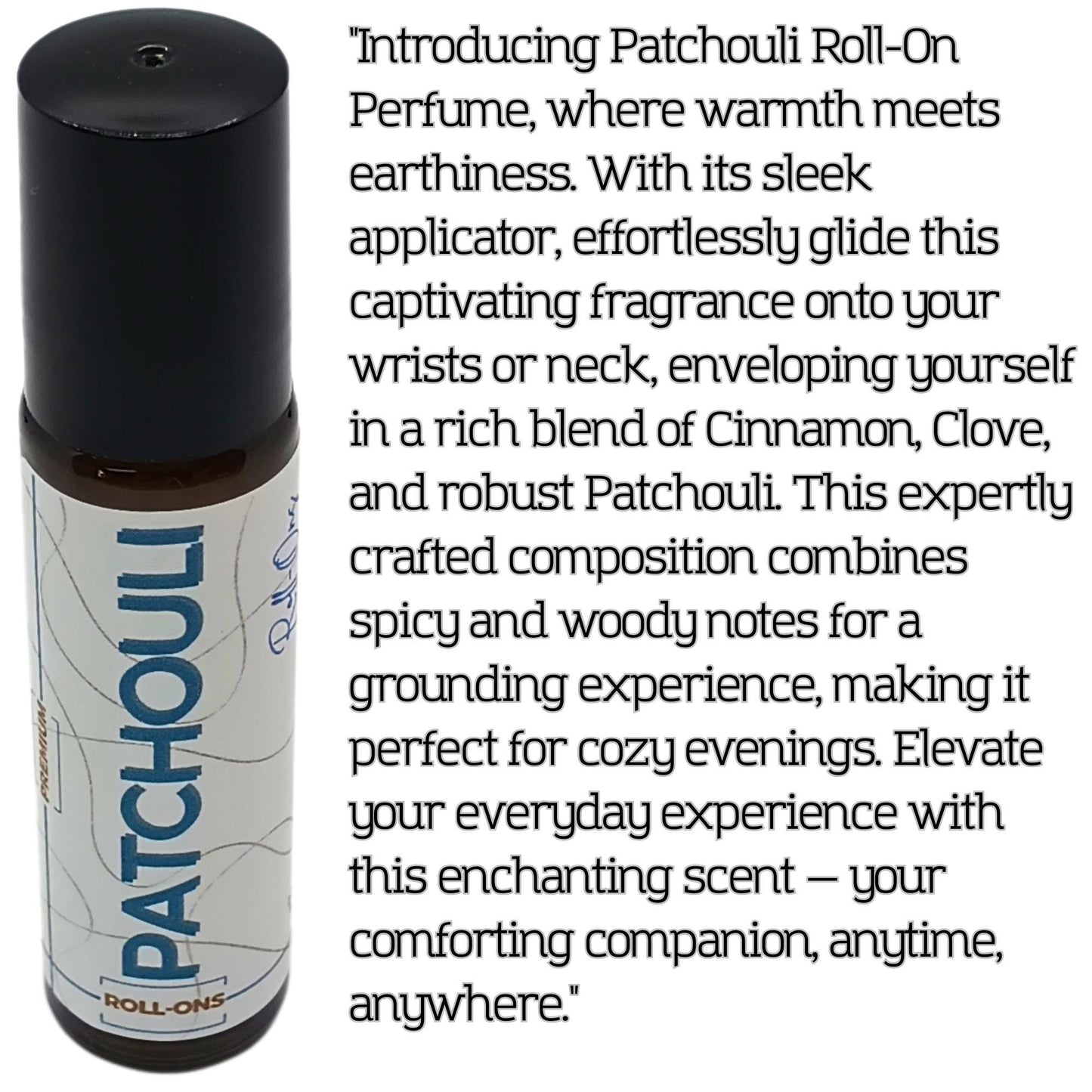 Patchouli Roll-On Oil – Spicy & Earthy Spring Scent | Long-Lasting Fragrance