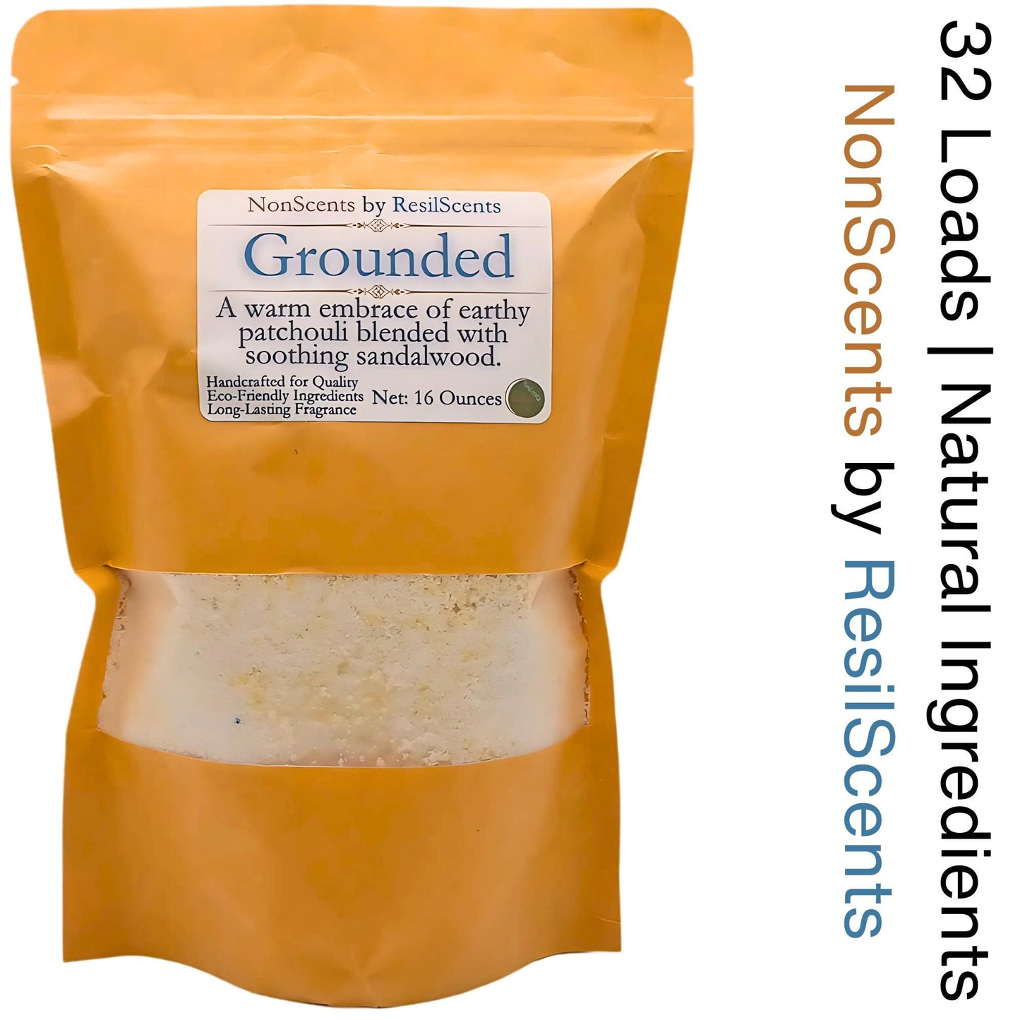 Grounded All-Natural Laundry Detergent – Patchouli & Sandalwood | Eco-Friendly Spring Upgrade