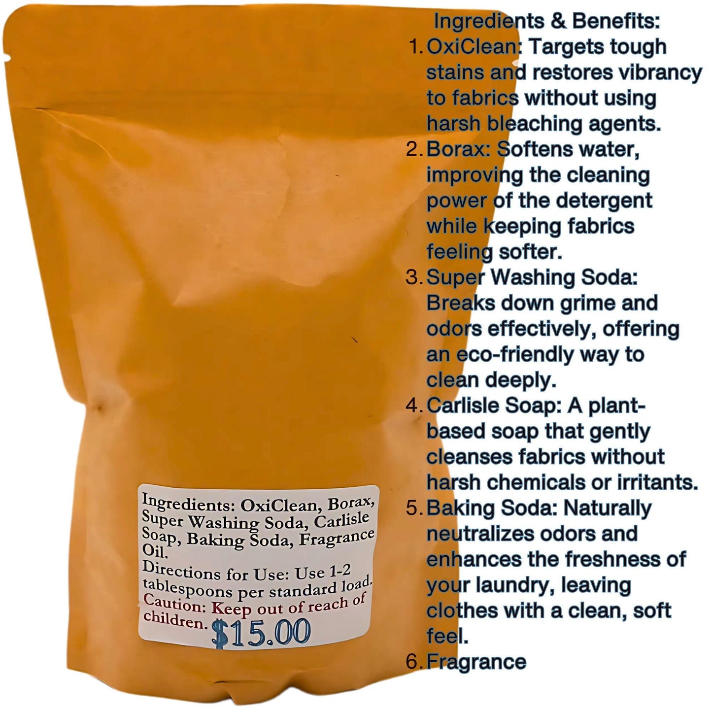 Grounded All-Natural Laundry Detergent – Patchouli & Sandalwood | Eco-Friendly Spring Upgrade