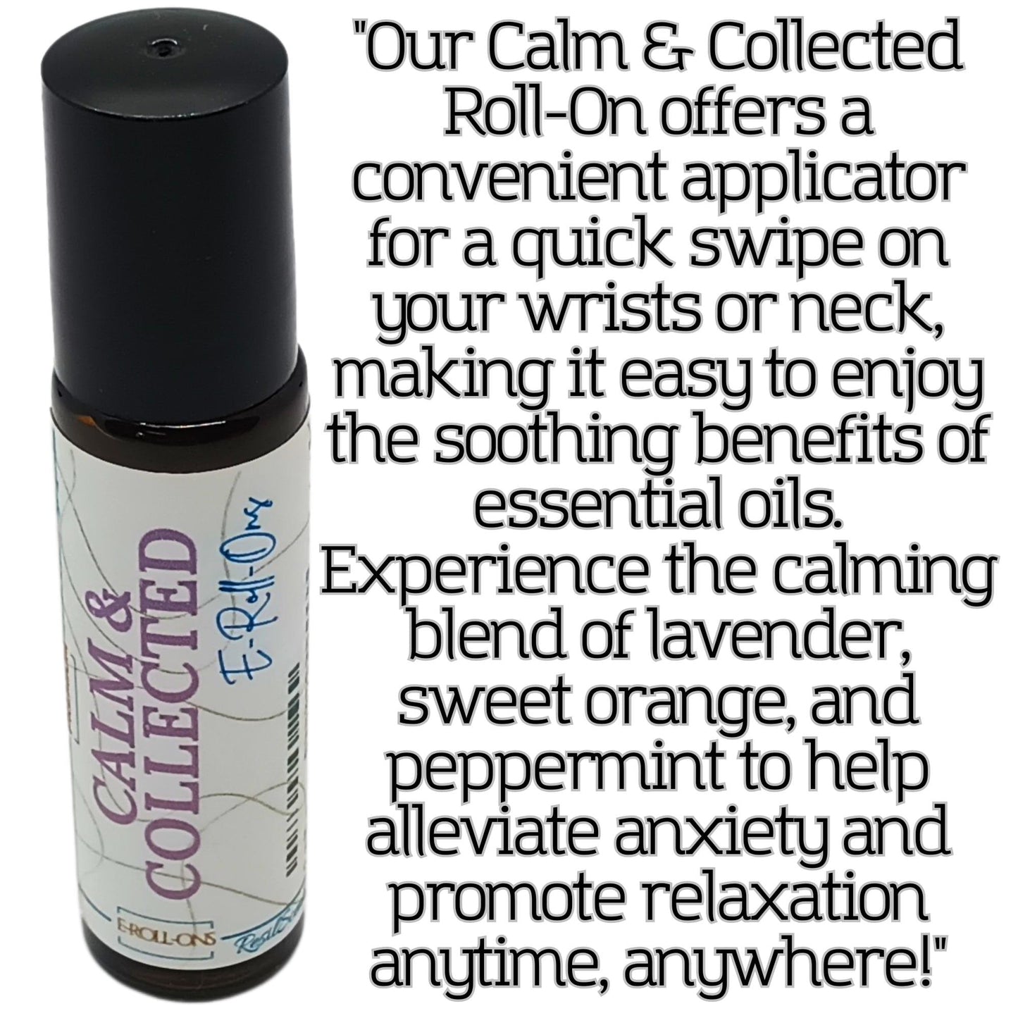 Calm & Collected ResilBlend E-Roll-On – Relaxation Essential Oil Blend | Spring Stress Relief